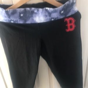 PINK Victoria's Secret Pants - Woman’s PINK VICTORIA SECRET RED SOX CAPRI PANTS PINK Victoria's Secret Pants - Woman’s PINK VICTORIA SECRET RED SOX CAPRI PANTS